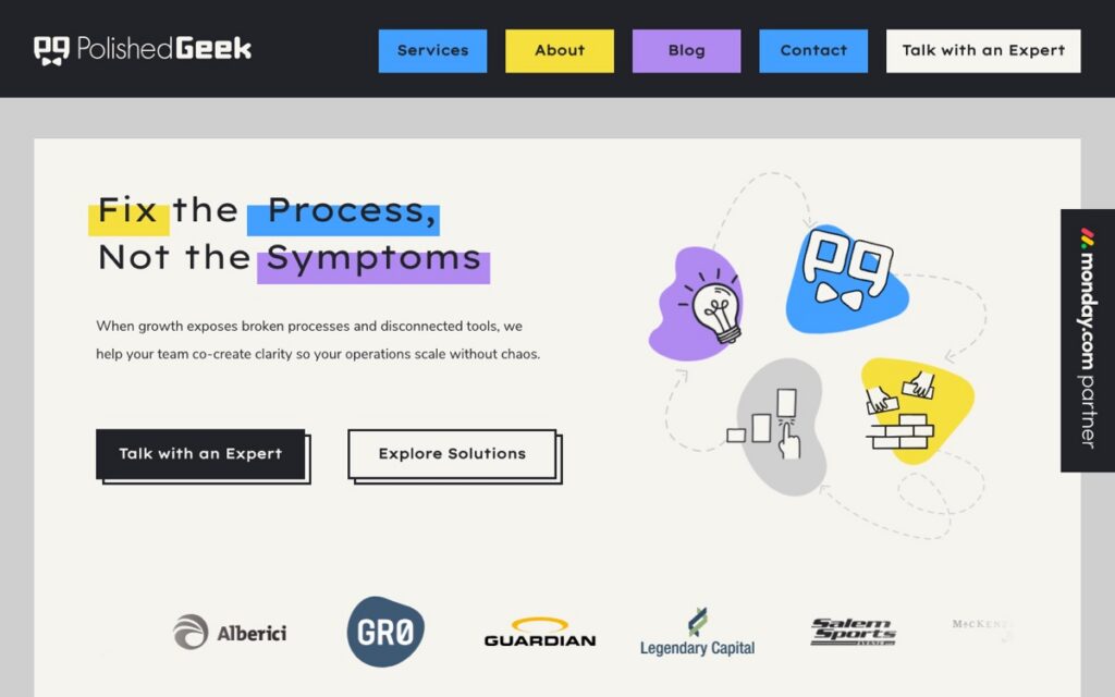 Screenshot of the Polished Geek homepage, taken 12 October 2026